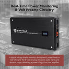 Rockville Krypton F5 5 Channel Car Amplifier, 3200W Peak / 800W RMS