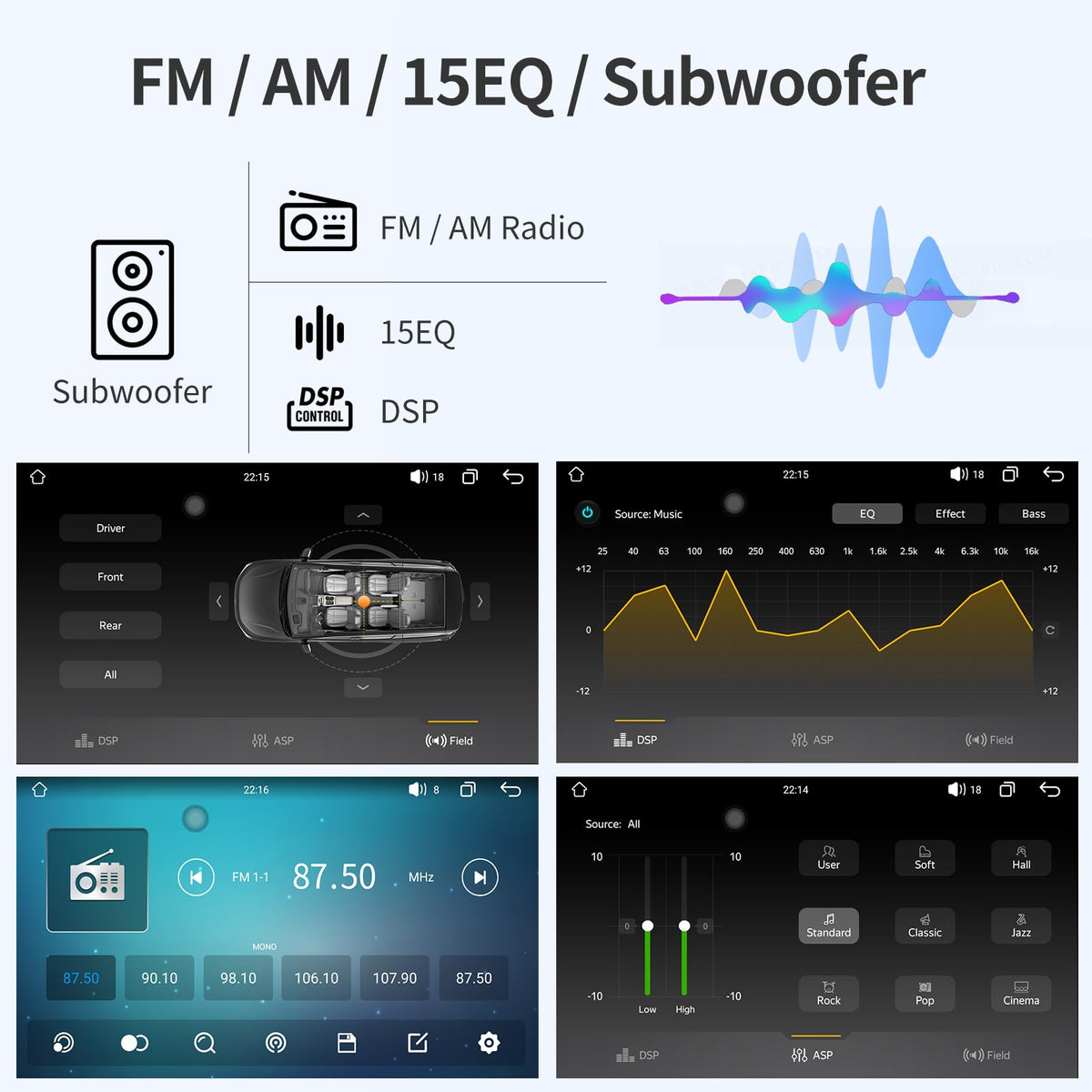 10.1 inch Car Stereo Radio for Jeep Renegade 2015-2020 8Core Head Unit