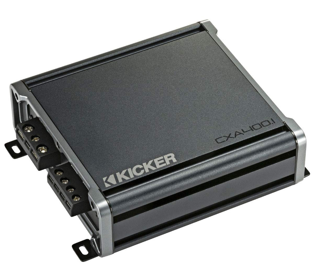 Kicker DXA250.1 Car Audio Sub Amp with 8-Gauge Amp Wiring Kit 43DXA2501