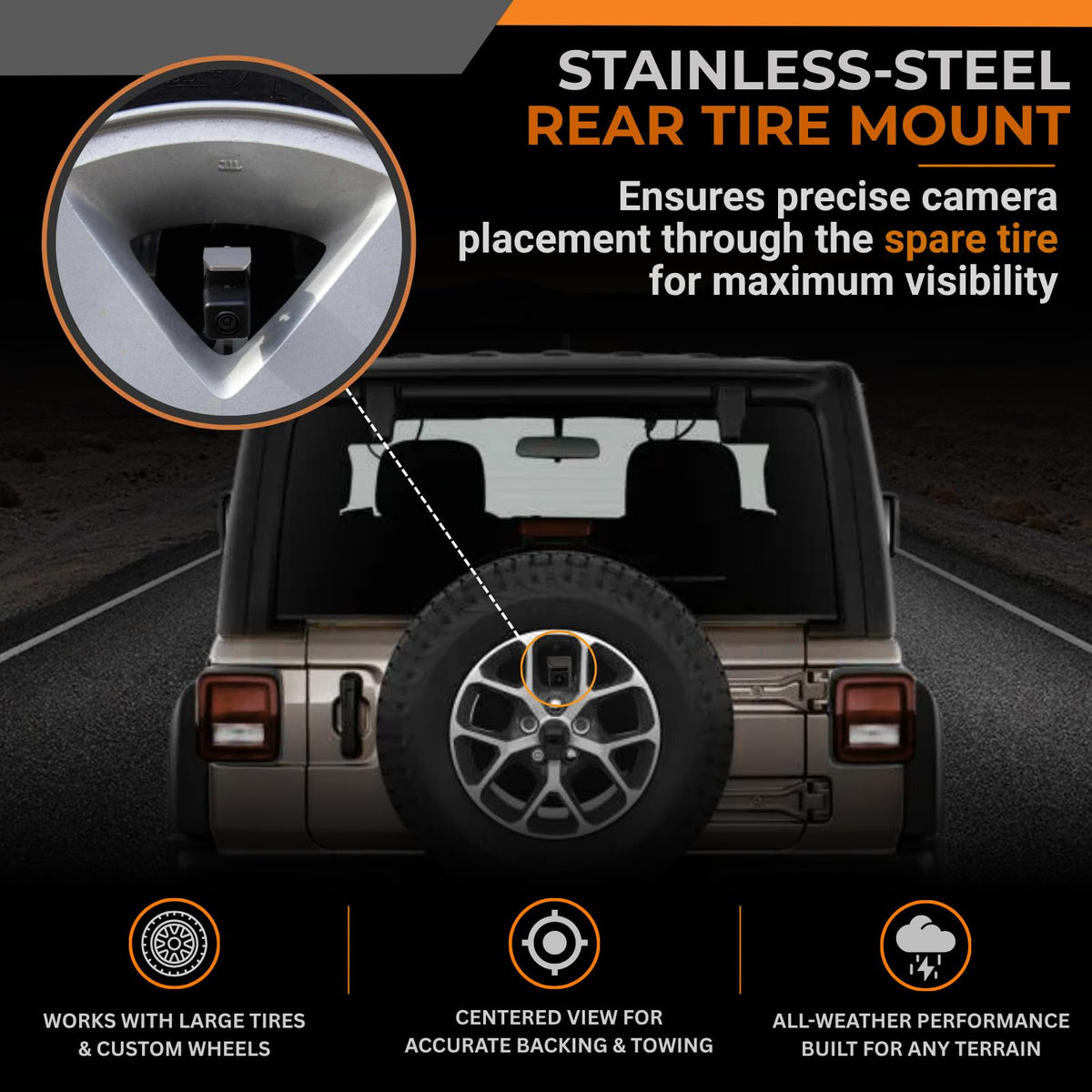 SUTV-8858 SummitView Adjustable Rear Vision System