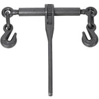 Heavy-Duty Ratchet Binders with Adjustable G70 Hooks - 5400lbs Working Load Capacity, 4-Pack, Black Hammertone