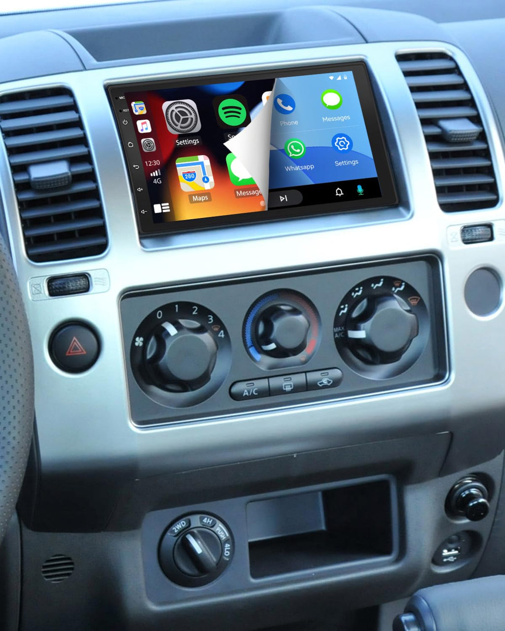 Car Radio for Honda Accord 2003 2004 2005 2006 2007 Wireless Carplay & Android Auto, 10 Inch IPS Touch Screen for Honda Accord Car Stereo Bluetooth in Dash GPS WiFi Backup Camera SWC-2+32G