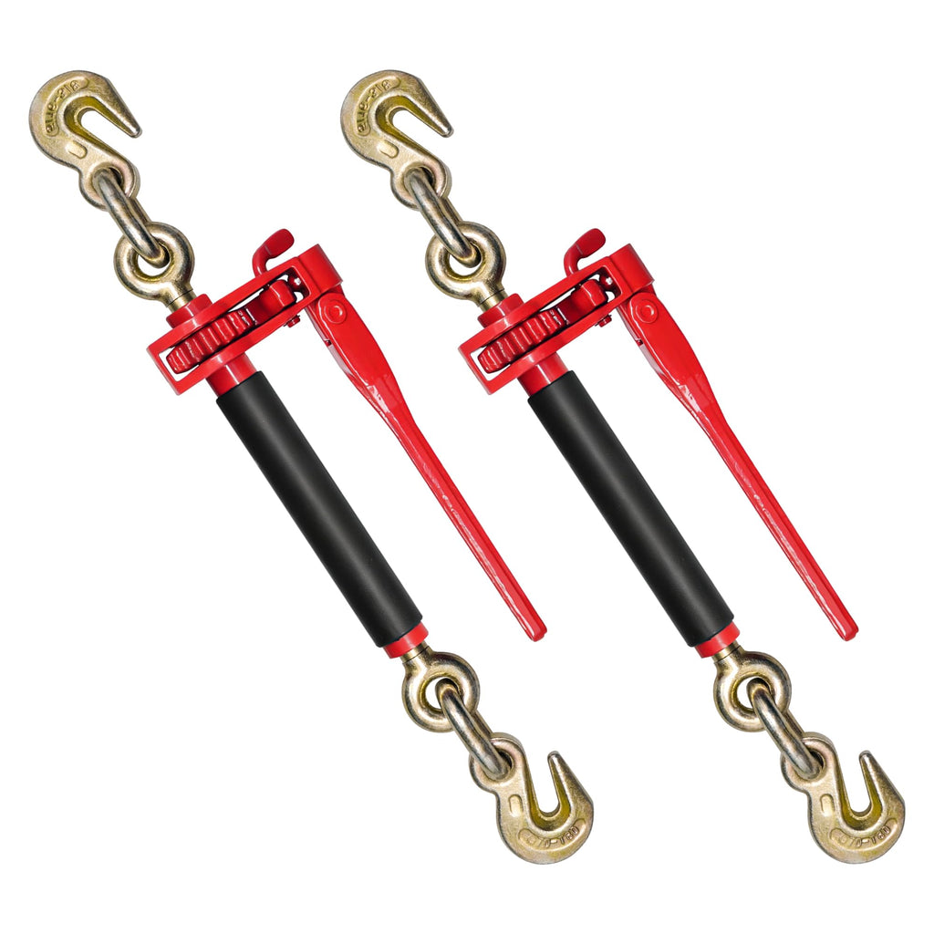 4 Pack 5/16" - 3/8" Heavy Duty Folding Handle Ratchet Chain