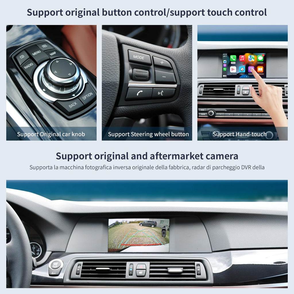 Wireless CarPlay/Android Auto Modification Kit for BMW CIC System