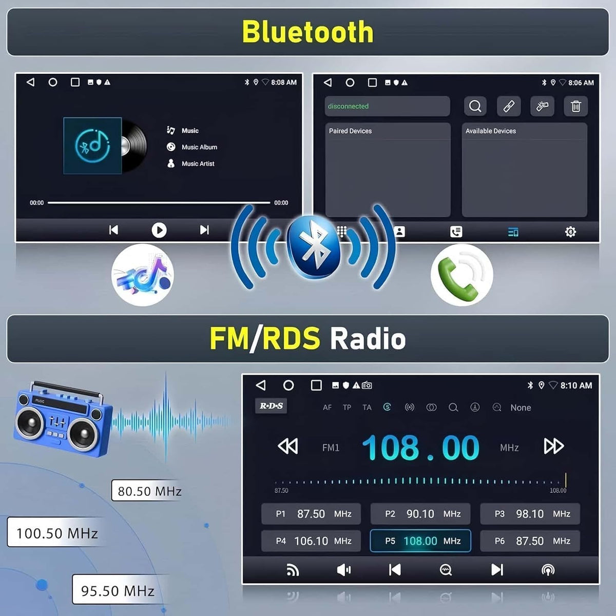 4+64G Car Radio for Hyundai Tucson 2019-2020 Car Stereo