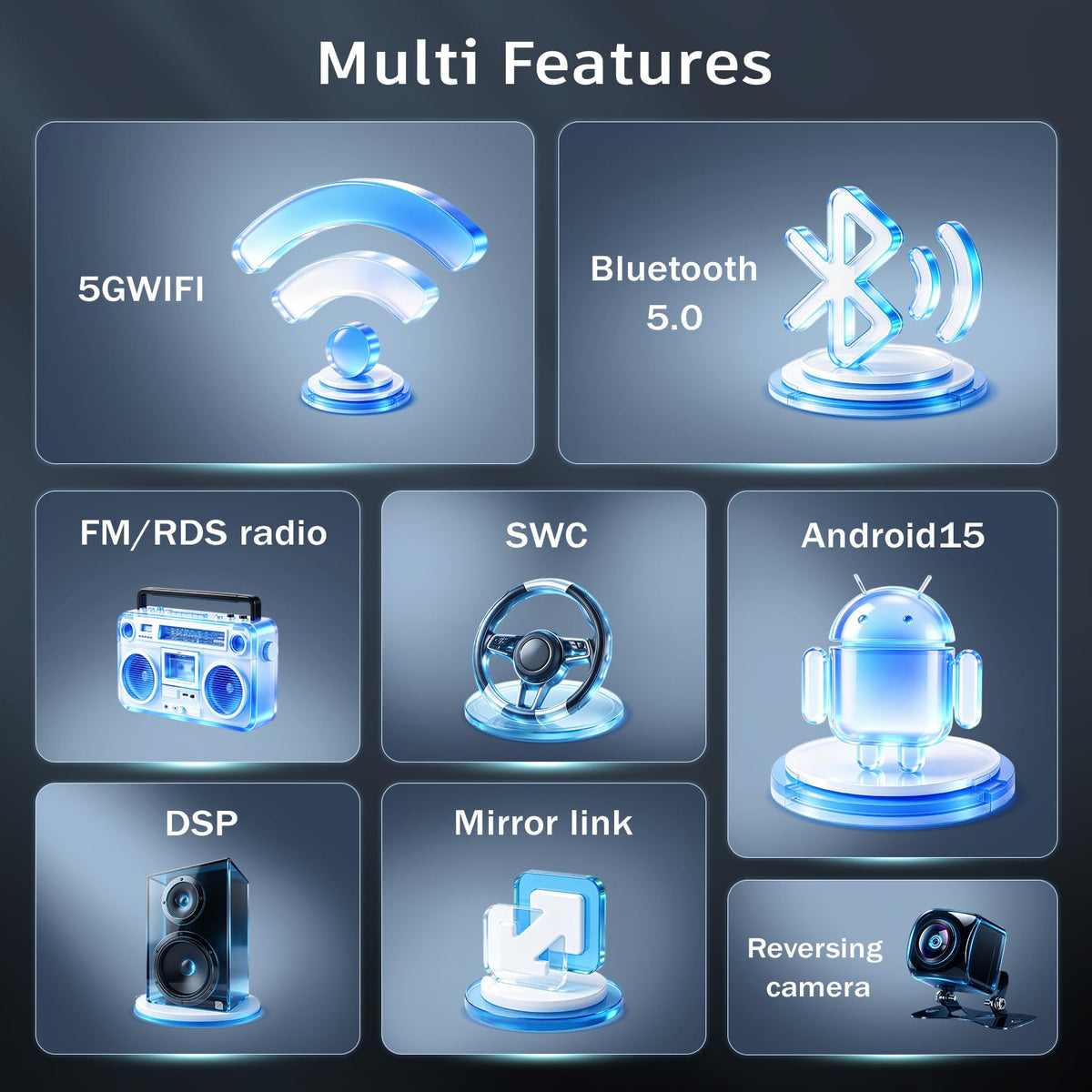 4+64G 9.7" Android Car Stereo for Ford Mustang 2010-2014