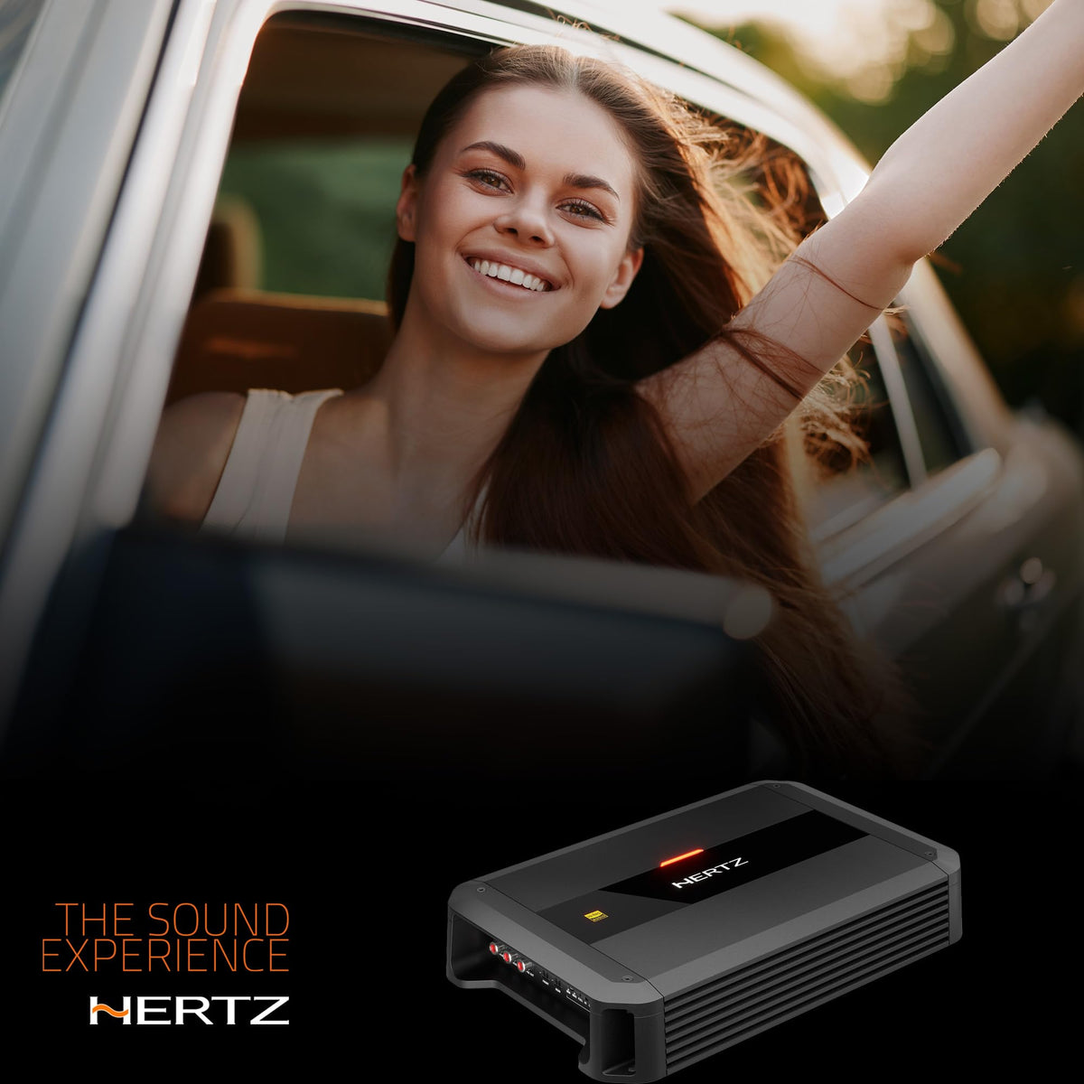 Hertz DP 4.300 AB-Class 4 Channel Amplifier 105 WRMS x 4 at 2Ω