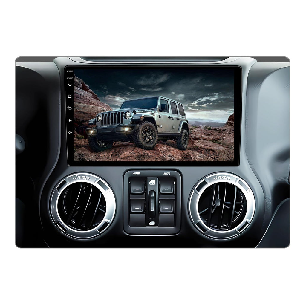 Binize Car Radio Stereo 10.1" for Jeep Wrangler/Unlimited JK 2007-2018