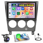 4+128GB Android 15 Car Stereo for Subaru Impreza 2003-2006 Wireless Carplay Android Auto, 9 Inch Incell Touch Screen Car Stereo with GPS, Backup Camera, Bluetooth, FM/RDS, EQ, WiFi, SWC