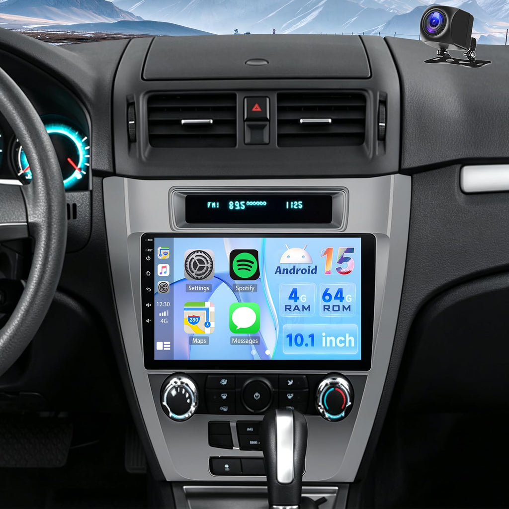 4+64G Android 15 Car Radio for Ford Mustang 2009-2012