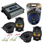 Speaker Amp Bundle Fits GMC Sierra 1988-1994 HA-R46 Pair - Harmony Audio