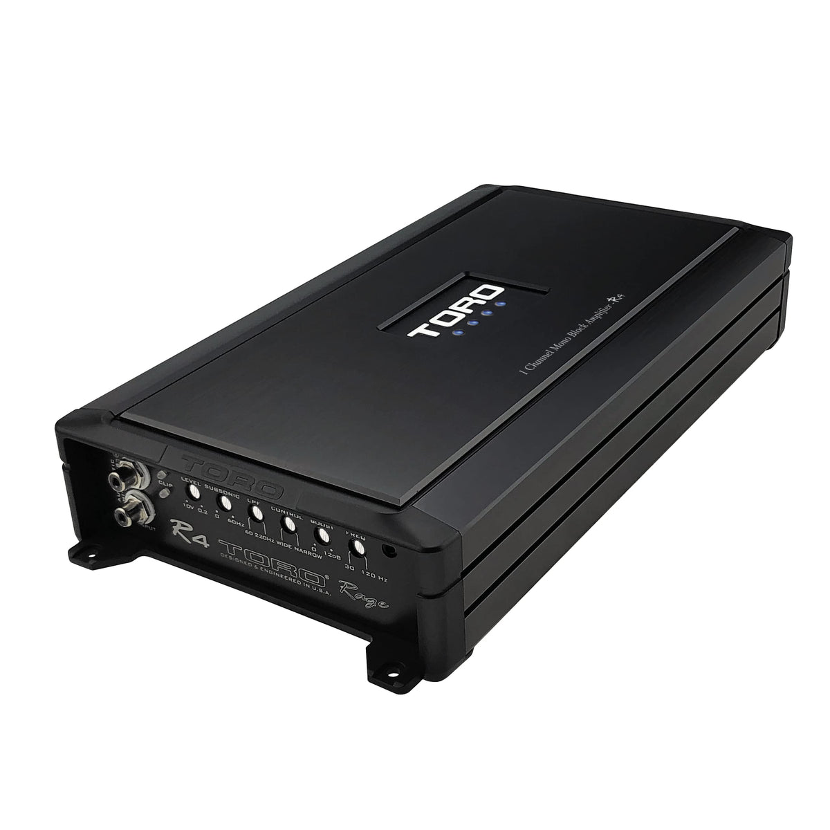 TORO TECH MR2 Micro 500W RMS Monoblock Car Amplifier | 1000W Peak Class-D Subwoofer Power Amp, 1Ω Stable, Auto Sense Turn-On, Variable Crossover, Compact Design for Cars & Powersports