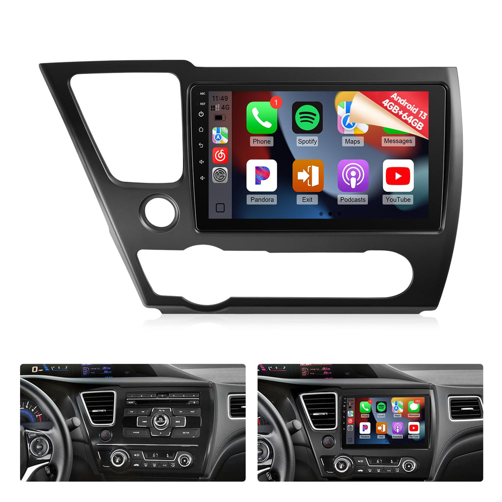 4G+64G Android Car Radio for Honda Civic 2013 2014 2015 2016 2017