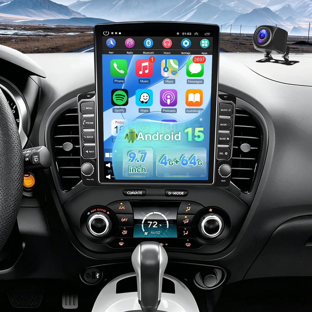 4+64G Android Car Radio for Nissan Juke 2010 2011 2012 2013 2014