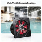 8000M³/H Through Wall Low Noise Utility Blower for Paint Booth