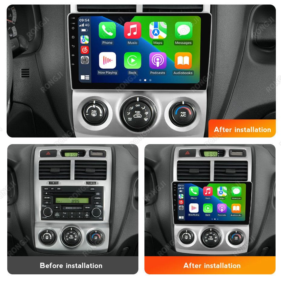 Car Stereo for Kia Sportage 2005-2010 Manual AC Head Unit 2+32GB