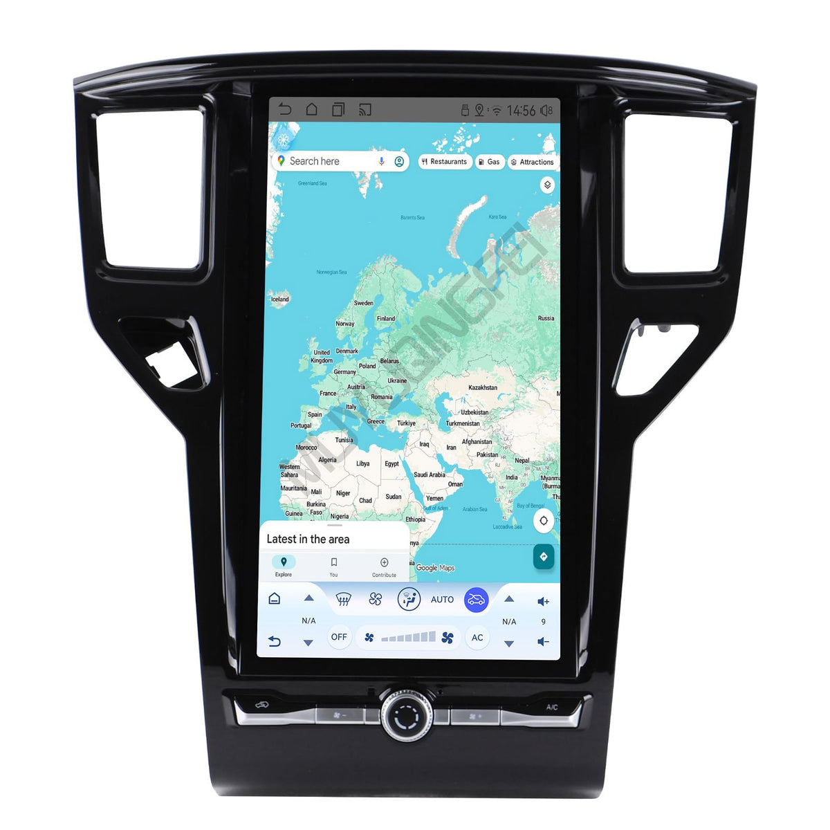 Car Stereo fit for Nissan Pathfinder 2012-2020 Models 14.8 inch Touch Screen Wireless CarPlay Android Auto GPS Navigation Bluetooth Plug and Play (8+128GB)