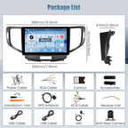 4+128G 9" Car Radio for Acura TSX 2009-2014/Honda Accord 2008-2012