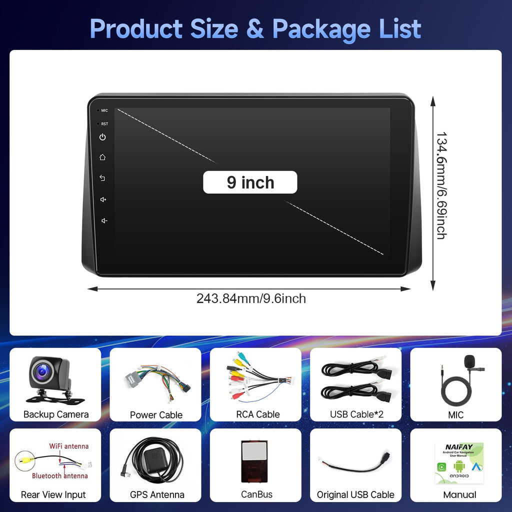 8Core 4G+64G Android Radio for Dodge Grand Caravan 2011-2020