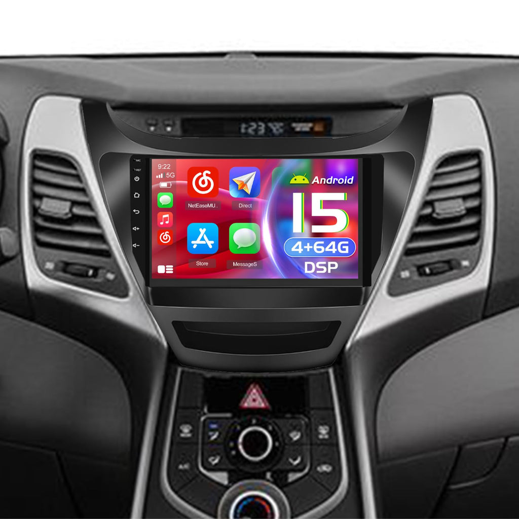 6+128G 9'' Android 15 Car Stereo for Hyundai Elantra 2014-2016