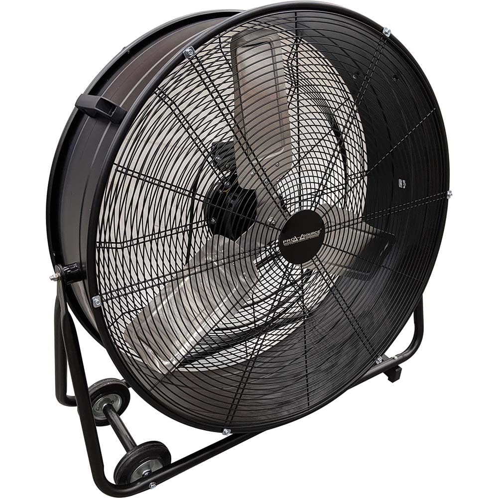 PRO SOURCE 30-Inch Industrial Blower, 1/2 HP, 110 RPM, Direct Drive Swivel Blower, HVAC System