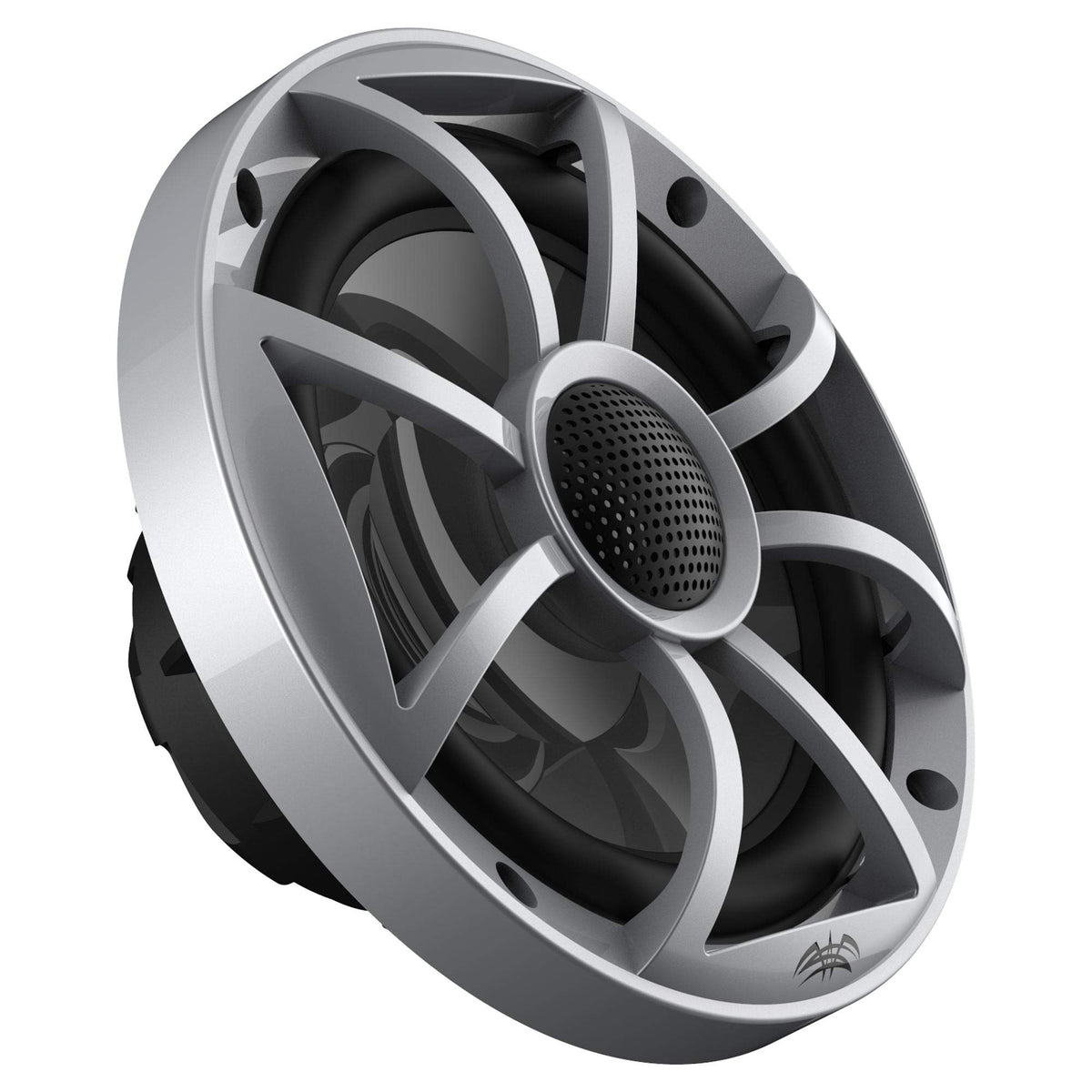 Wet Sounds OE-65ic-S-RGB 6.5" OEM Replacement Speakers with Silver Grill and RGB Lighting 3 Pairs