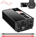 Xijia 3000W Pure Sine Wave Inverter 48V DC to 120V AC Converter for Home, RV, Truck, Off-Grid Solar Power 110V with Smart Bluetooth App Remote Control,Surge 6000W