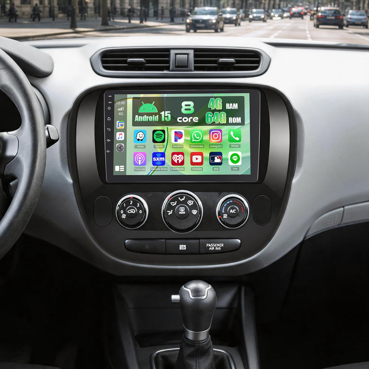 [8Core 4+64GB] Android Car Radio for Kia Soul 2014-2017 with 5Ghz WiFi