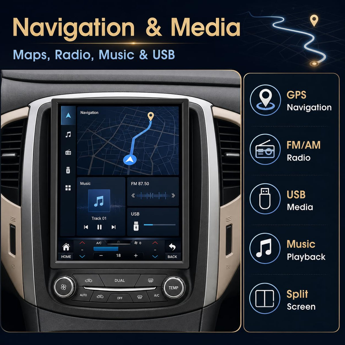 Car Radio for Buick Lacrosse 2010-2013: 8core Upgrade 9.7" 1024x768 IP Stereo