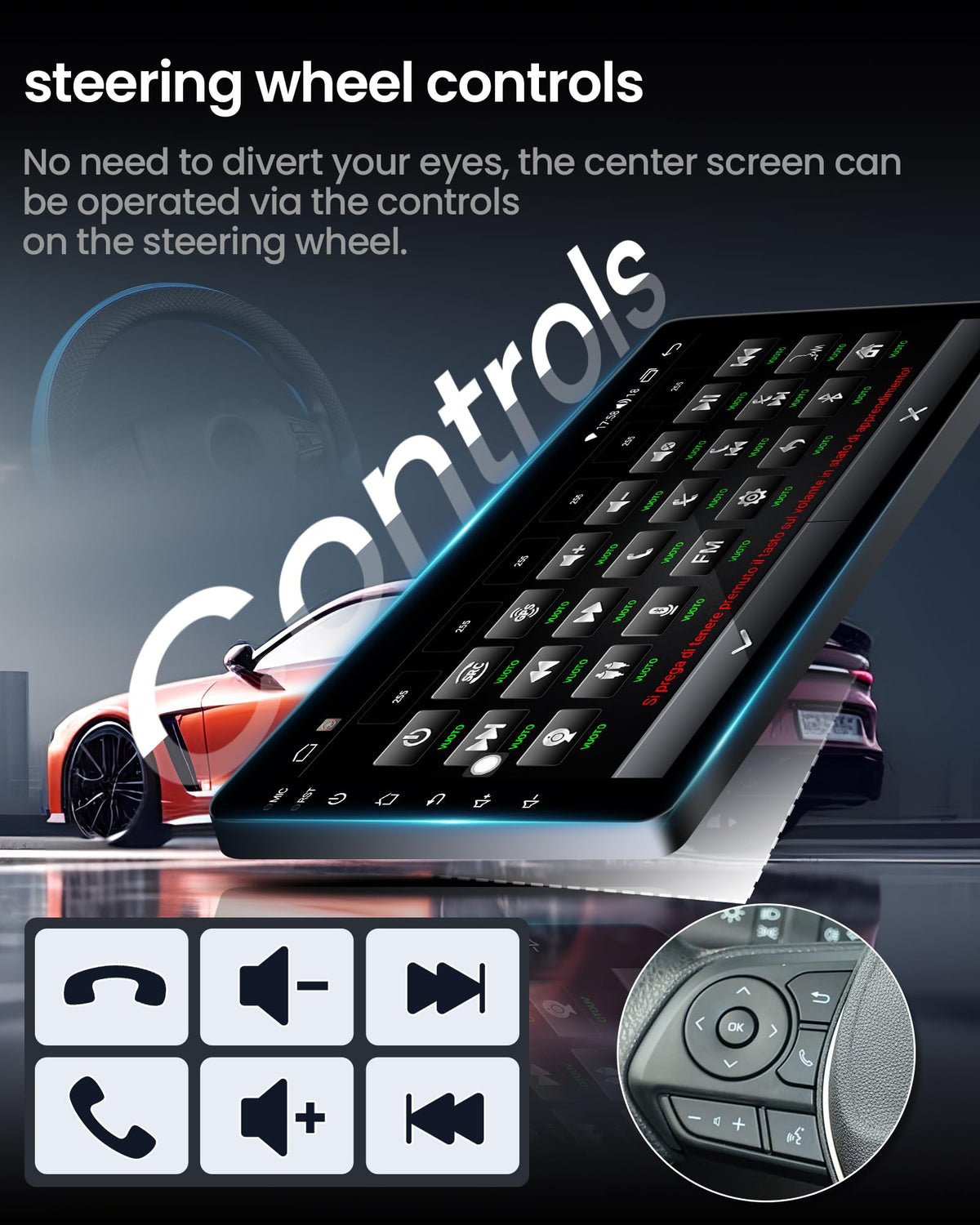 8Core 4+64G Car Radio for Nissan Sentra 2013-2017: 10 inch