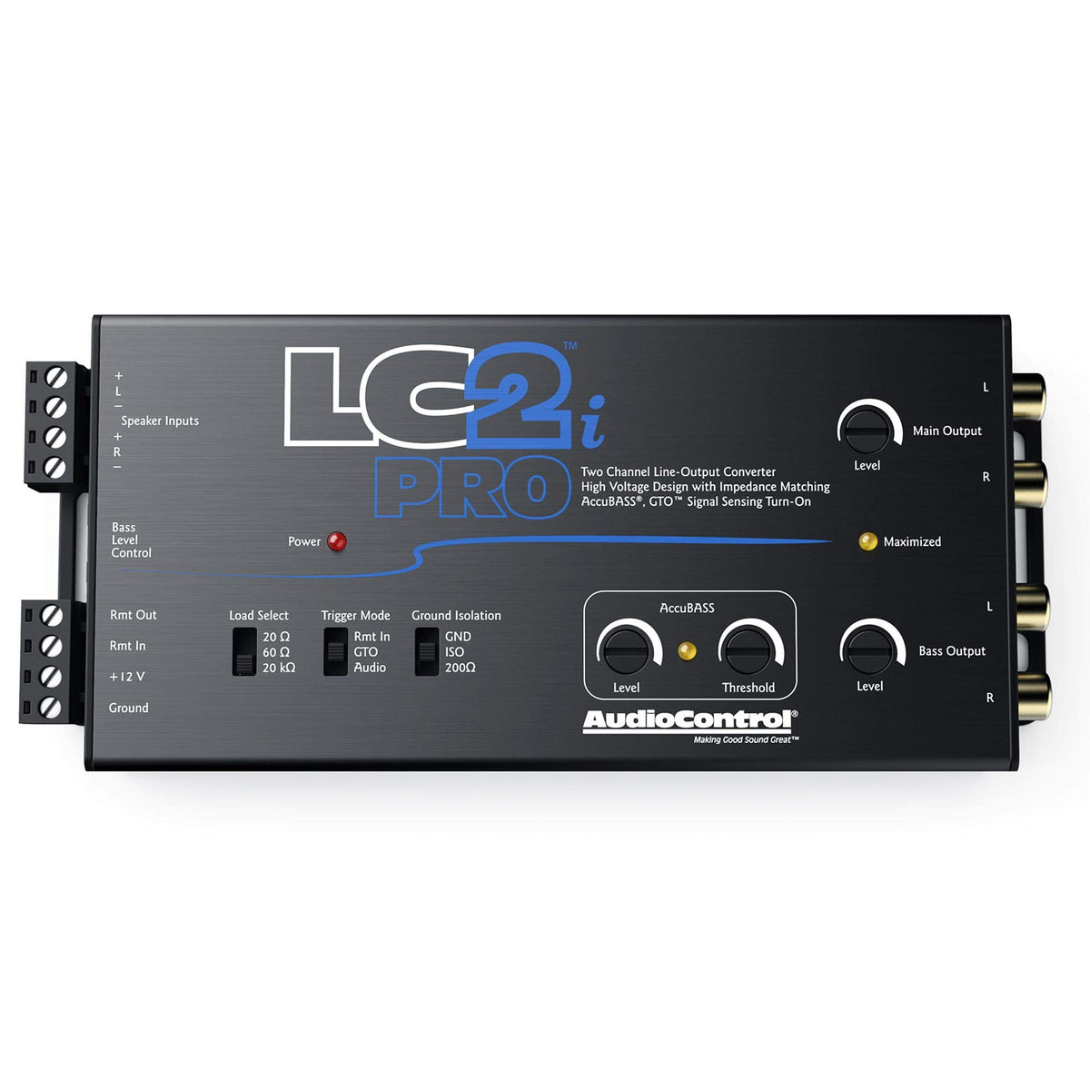 Stinger SS600XS 8GA Copper 600W Complete Amplifier Wiring Kit with LC2i-PRO 2-Channel line Output Converter
