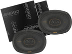 KICKER 51KSC69304 6"x9" KS 3-Way Speakers with Vixen Go Sound Deadener for Cars 80 mil, Butyl Rubber Deadening Material (2 Sheets, 1.3 sq ft Total)