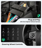 5GHz Wi-Fi6 Car Radio Stereo for Toyota Tacoma 2005-2015, 4+64G Touchscreen Head Unit Bluetooth 5.4 with Android 13/CarPlay/Android Auto/GPS Navigation/FM/RDS Radio/HD Backup Camera (Inches, 9)