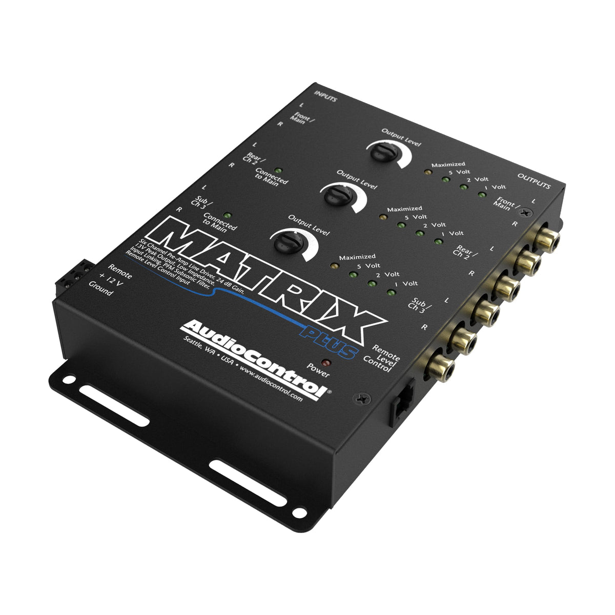 AudioControl Matrix Plus 6-Channel High Voltage Car Audio Line Driver