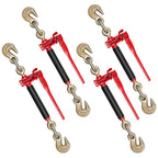 4 Pack 5/16" - 3/8" Heavy Duty Folding Handle Ratchet Chain
