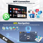 Car Radio for GMC Acadia 2007 2008 2009 2010 2011 2012 with Apple Carplay & Android Auto, 10" Car Stereo with GPS Bluetooth WiFi DSP FM RDS Camera, 4+64GB (Single Knob Touch Version)