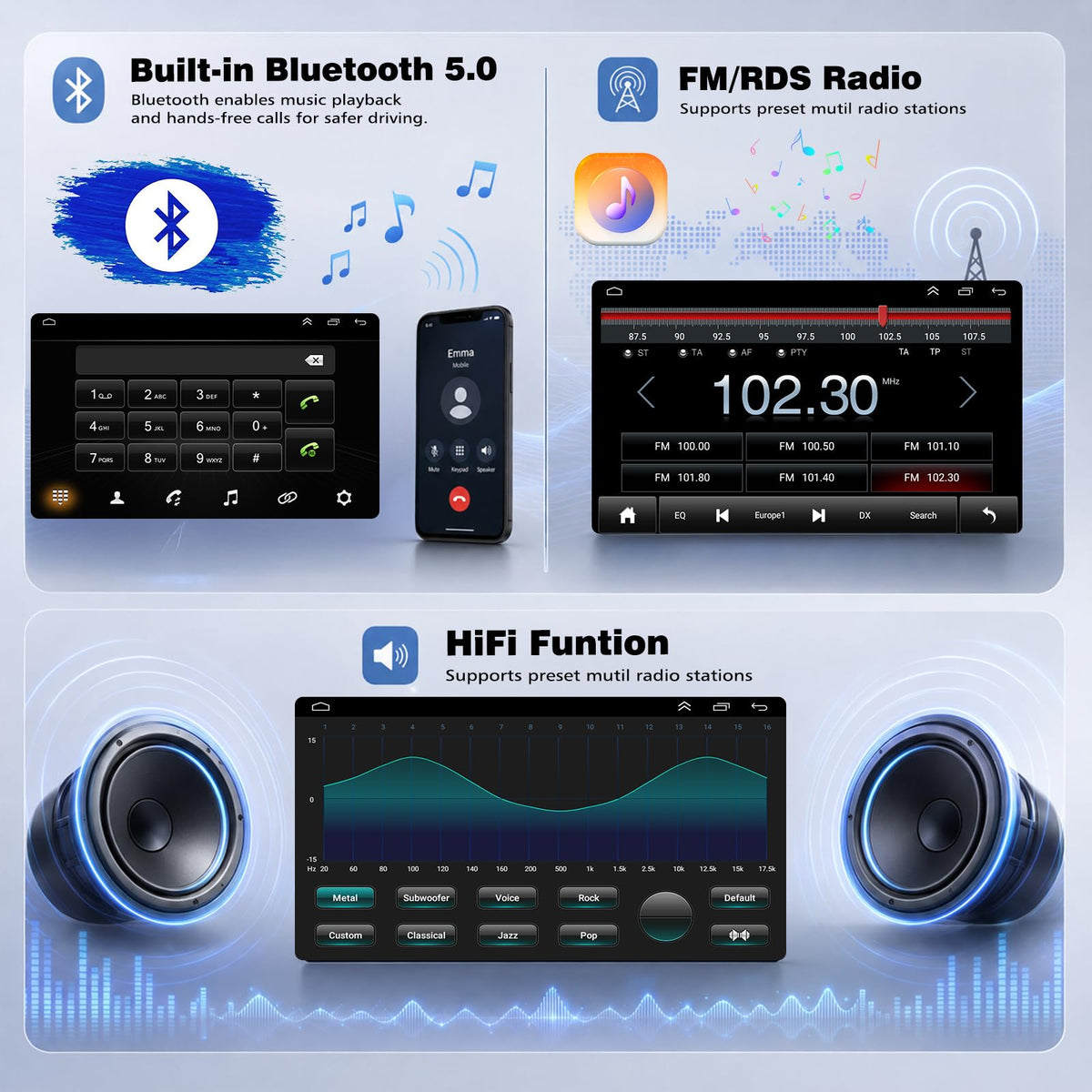 4+64G Android Car Stereo Radio for Chevy Malibu 2009-2014