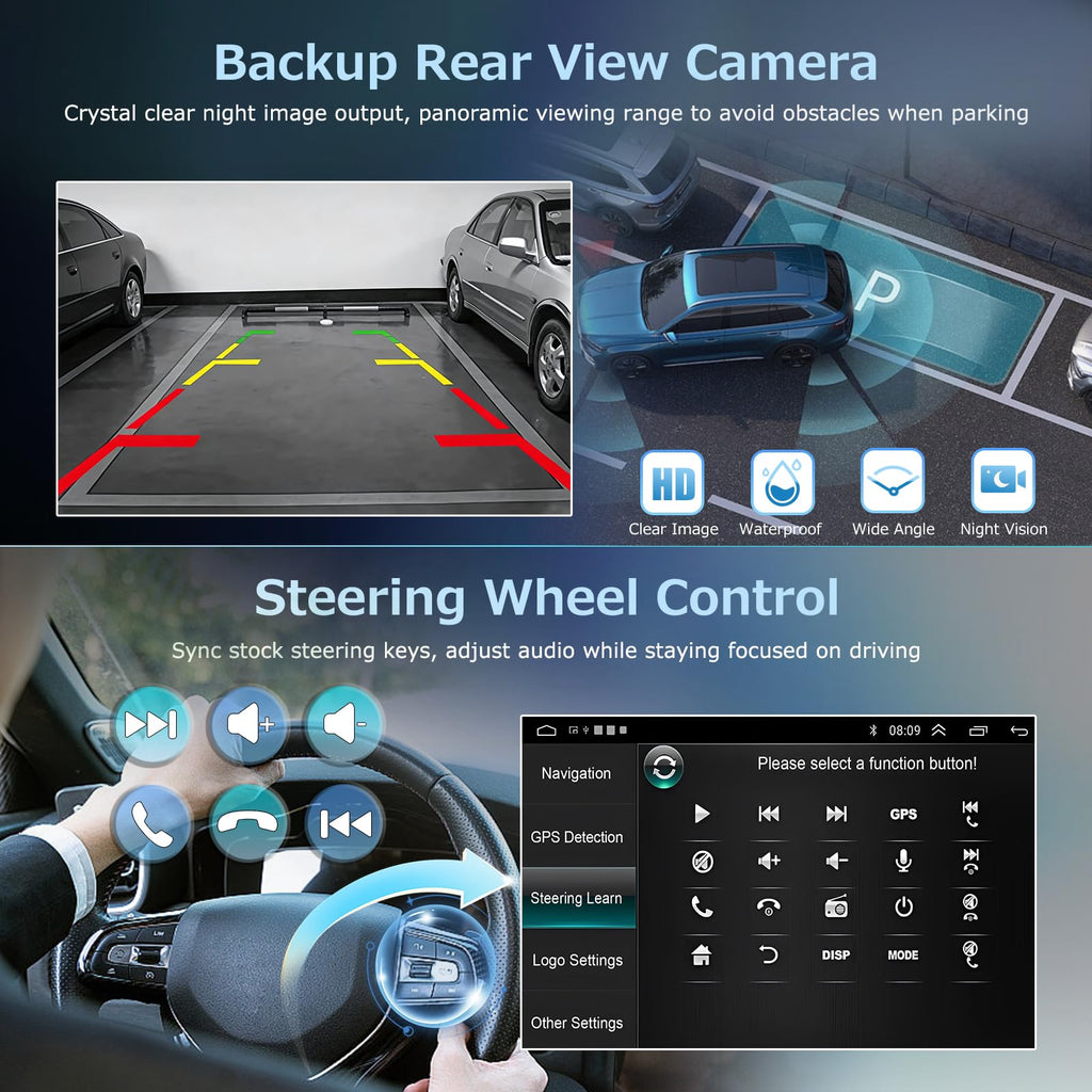 13.1-inch Touchscreen Android 15 Car Stereo for Toyota Prius Xw30 2009-2015
