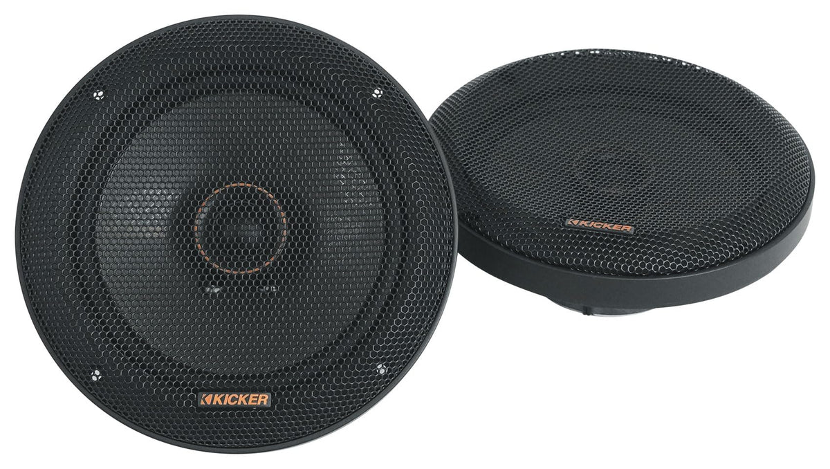 Audiosavings Bundle: (1) Pair Kicker 51KSC6504 6.5" 100 Watt RMS Car Audio Speakers KSC6504 KSC650 Bundle with (1) Pair Kicker 51KSS6504 6.5" Car Audio Component Speakers (Items 4)