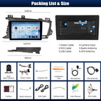 [4+128GB] Android 15 Car Radio Stereo for Kia Optima K5 2010-2013