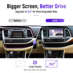Car Stereo for Toyota Highlander 2015-2019 Upgrade 8GB+128GB Android 12