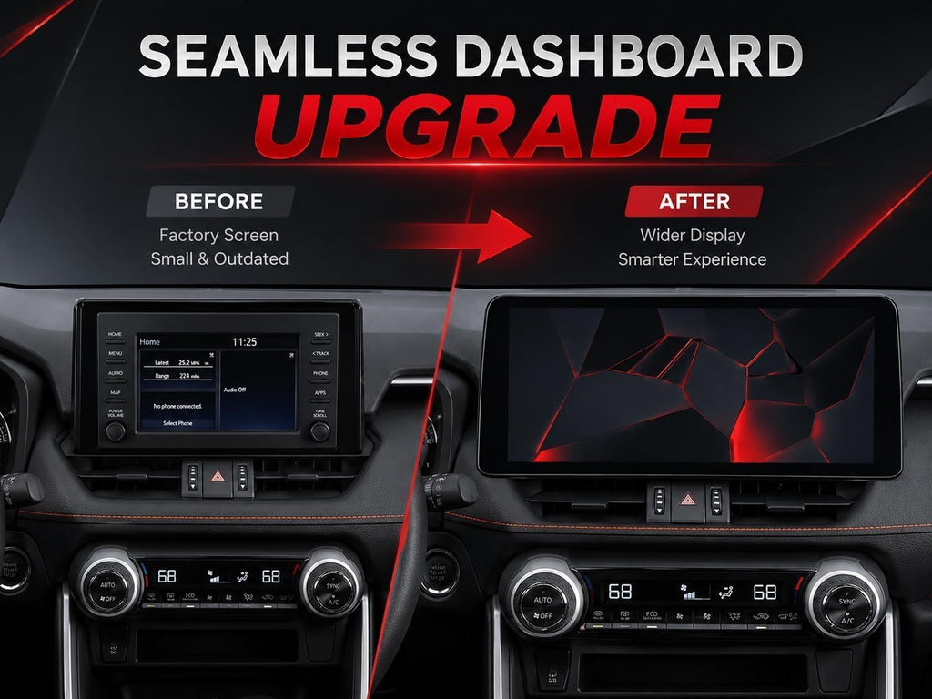 Car Radio for Toyota Rav4 2019-2022: 8 Core 4+64G Car Radio Stereo