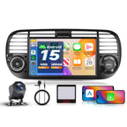 4G+128G Android 15 Car Stereo for Fiat 500 2007-2015