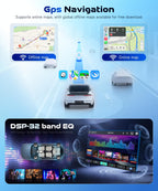8 Core 6G+128G Android 15 Car Stereo Radio for Toyota RAV4 2007-2011