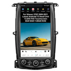 AuCar 13.6 Inch Touch Screen Android 13 Car Radio for Nissan 370Z 2009-2021 Head Unit Wireless Carplay Android Auto GPS Navigation Stereo Multimedia Player 8GB RAM 128GB ROM, Black