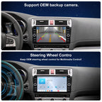 4G LTE Radio for Subaru Legacy Outback 2015 2016 2017 2018 2019 Upgrade,8-Core CPU QLED Touch Screen Stereo,Wireless CarPlay & Android Auto