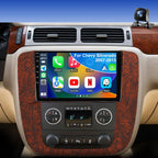 4+64GB 5GWiFi6 Upgrade Car Radio for Chevy Silverado 1500 GMC Sierra 1500 2007-2013, Tahoe Yukon 2007-2014, Equinox Acadia Savana 10" Touch Screen Stereo, Wireless Carplay Android Auto Camera GPS FM