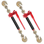 4 Pack 5/16" - 3/8" Heavy Duty Folding Handle Ratchet Chain