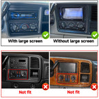 Android 14 Car Radio Stereo for 1999-2002 Chevy Silverado GMC Sierra - 9" IPS Touch Screen, Upgrade Dash Kit with CarPlay & Android Auto, GPS Navigation, SWC Support, Bluetooth 5.0,