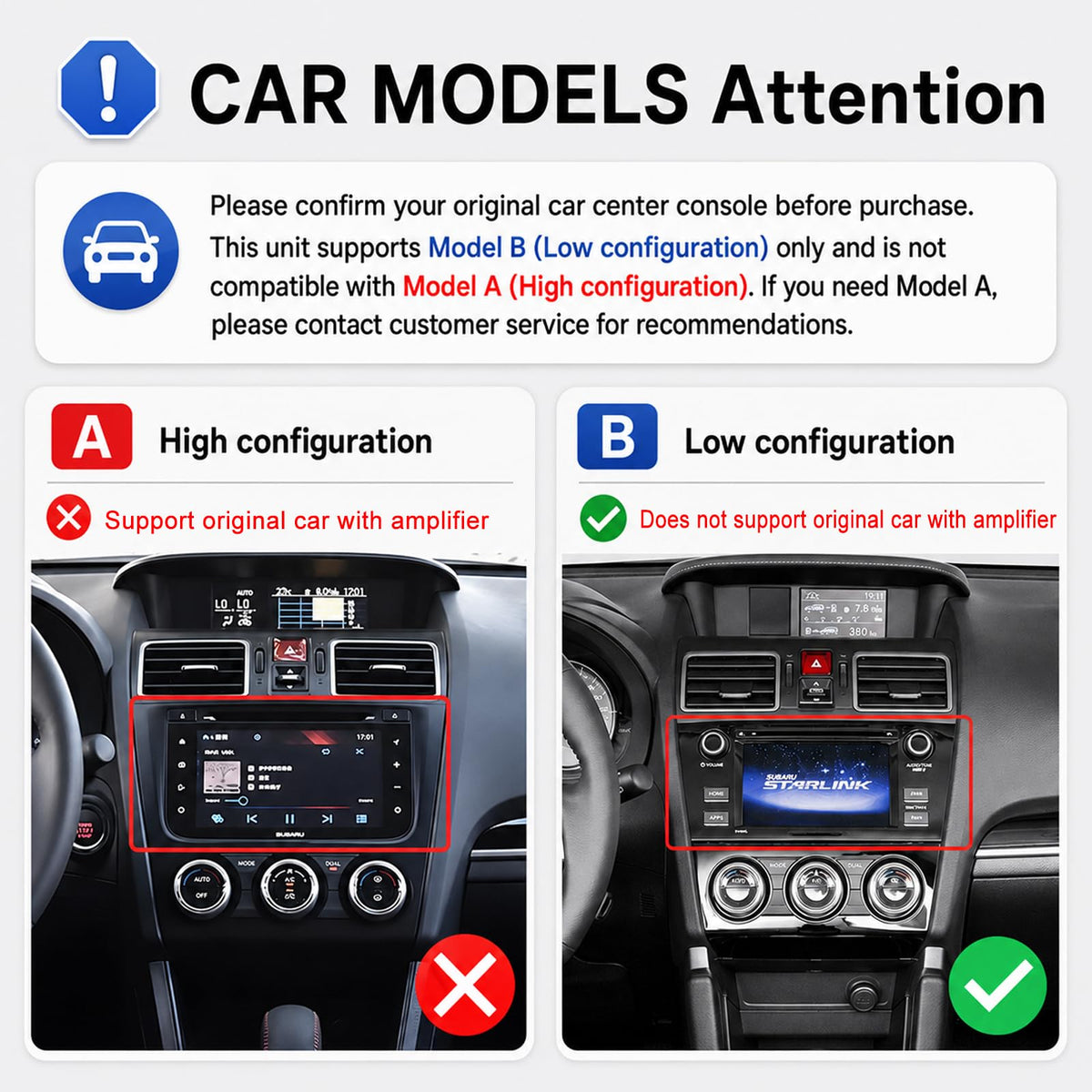 2G+64G Volxcereo Car Radio for Subaru Forester 2015 2016 2017 2018